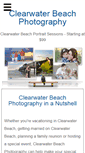 Mobile Screenshot of clearwaterbeachphotography.com