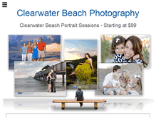 Tablet Screenshot of clearwaterbeachphotography.com